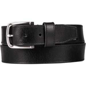 Nautica Men’s Casual Leather Belt | Everyday | Classic | Pants | Jeans | Khakis | Chinos | Metal Buckle(Engraved Logo – Black)