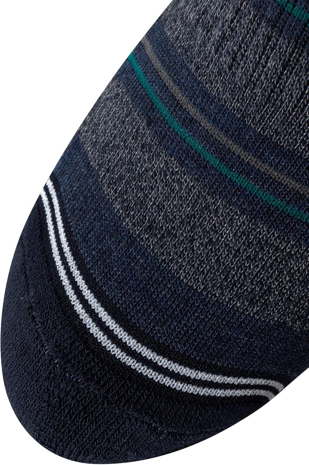imageNautica Mens Crew Socks 10 Pack Breathable Moisture Wicking Cushioned Athletic Work and Dress Socks for Men Sizes 6125Assorted