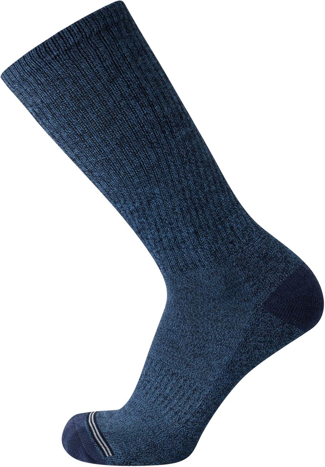 imageNautica Mens Crew Socks 5 Pack Breathable Moisture Wicking Cushioned Athletic Work and Dress Socks for Men Sizes 6125Assorted