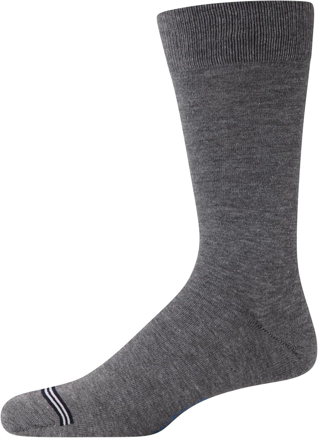 imageNautica Mens Dress Socks 5 Pack Breathable Comfort Stretch CrewLength Work Socks for Men for Business Formal Wear 6125Black Multi