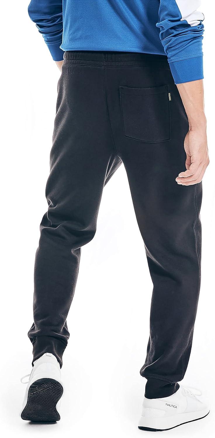 imageNautica Mens Competition Sustainably Crafted Fleece JoggerTrue Black