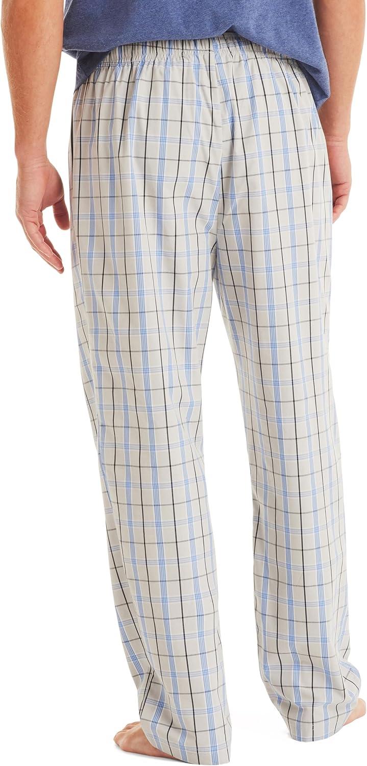 imageNautica Mens Nautica Sustainably Crafted Plaid Poplin Sleep PantHigh Rise
