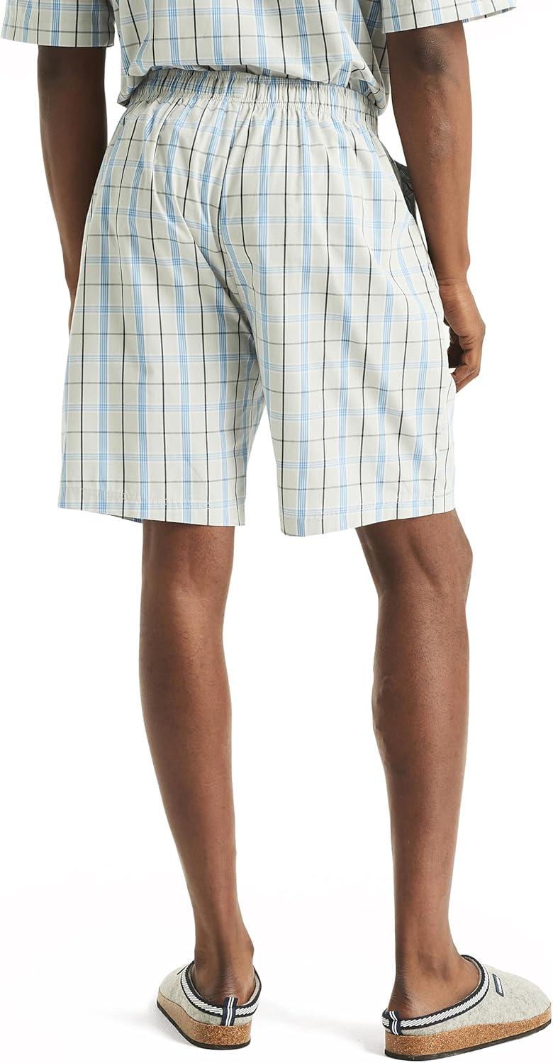 imageNautica Mens Nautica Sustainably Crafted Plaid Poplin Sleep ShortHigh Rise