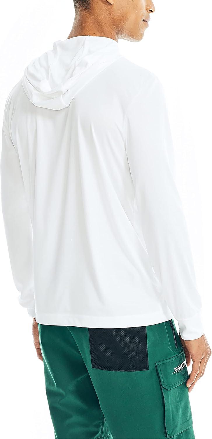 imageNautica mens Nautica Competition Sustainably Crafted Pullover HoodieSweatshirtBright White