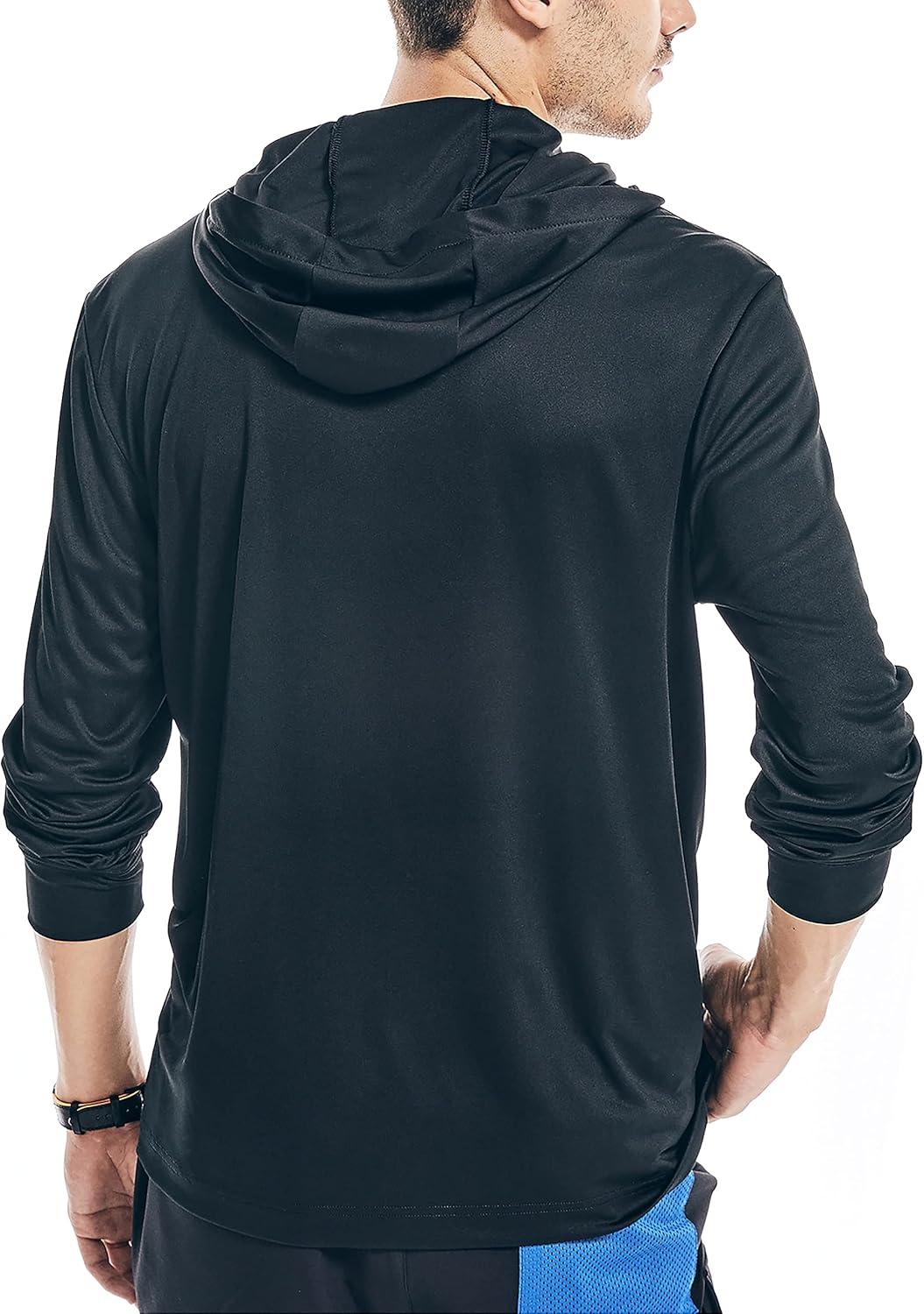 imageNautica mens Nautica Competition Sustainably Crafted Pullover HoodieSweatshirtTrue Black