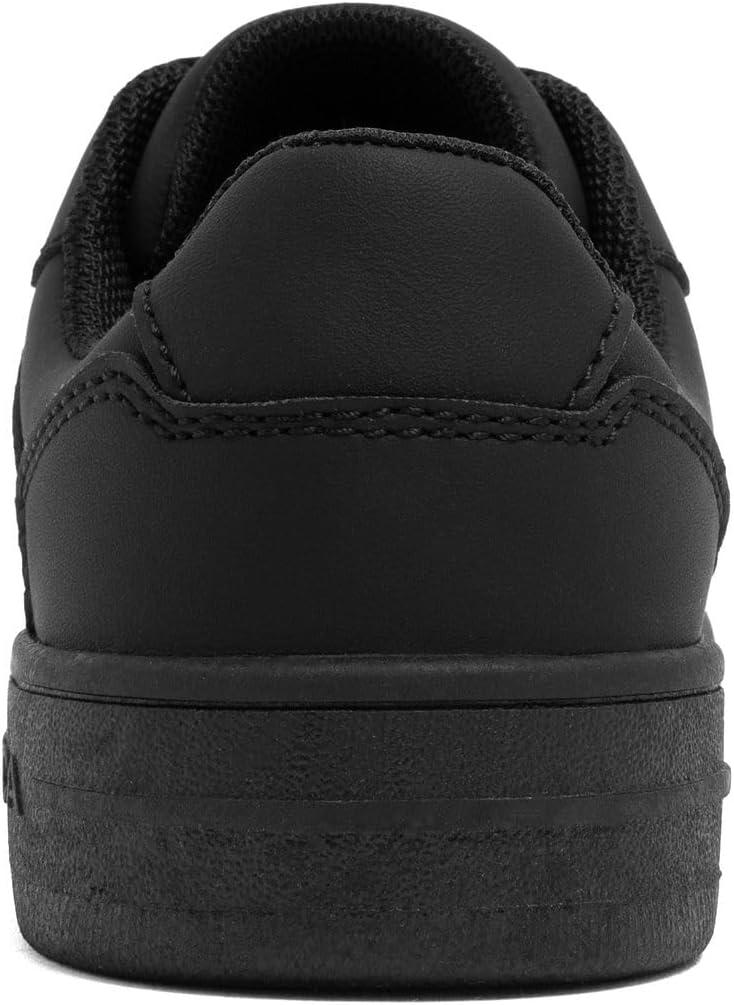 imageNautica Boys LowTop Sneakers Basketball Tennis Shoes for Kids Outdoor School Running Shoes Sizes for Big KidLittle KidBlack Mono