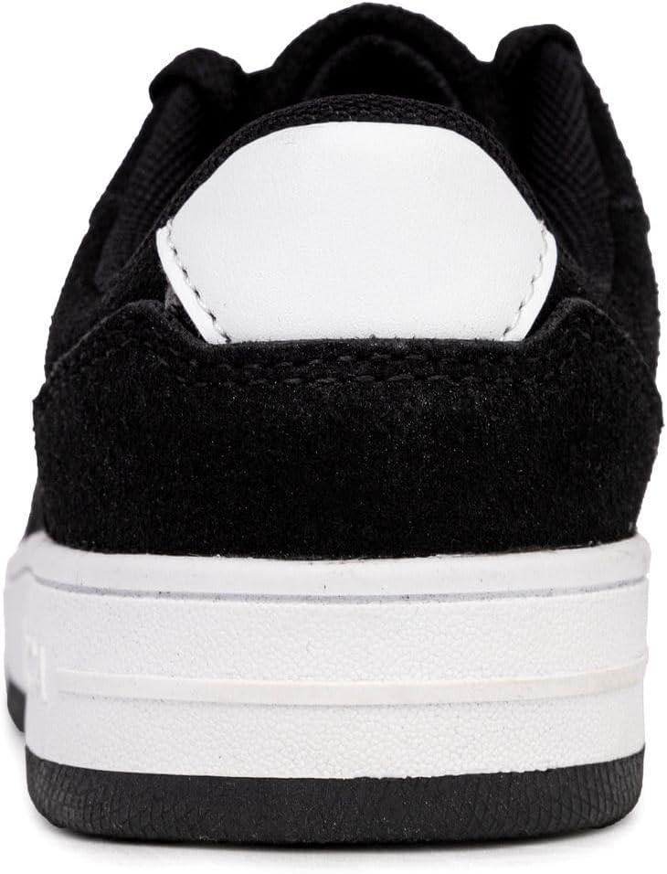 imageNautica Boys LowTop Sneakers Basketball Tennis Shoes for Kids Outdoor School Running Shoes Sizes for Big KidLittle KidPanda Black