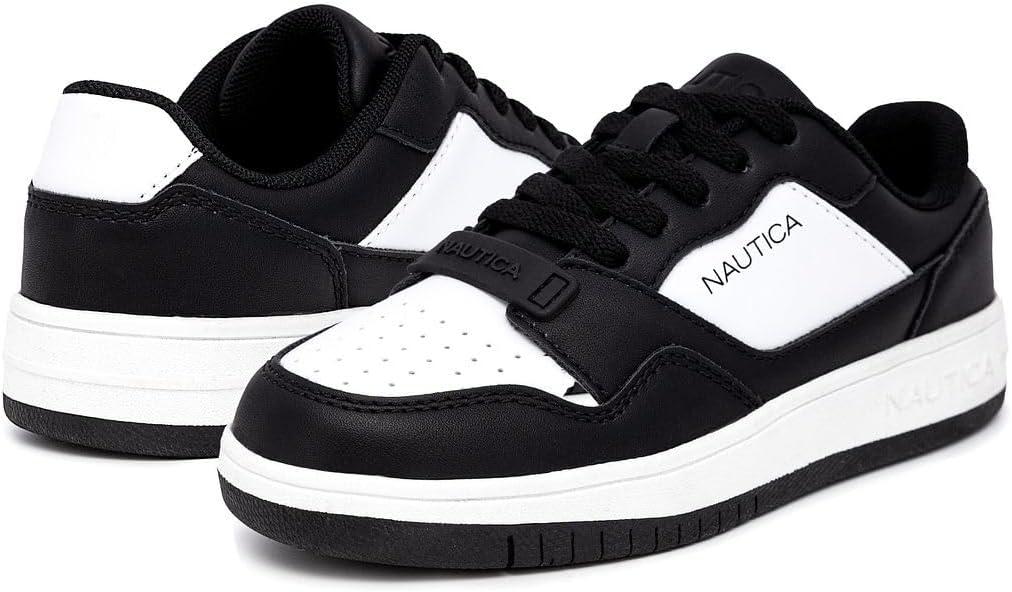 imageNautica Boys LowTop Sneakers Basketball Tennis Shoes for Kids Outdoor School Running Shoes Sizes for Big KidLittle KidPanda One