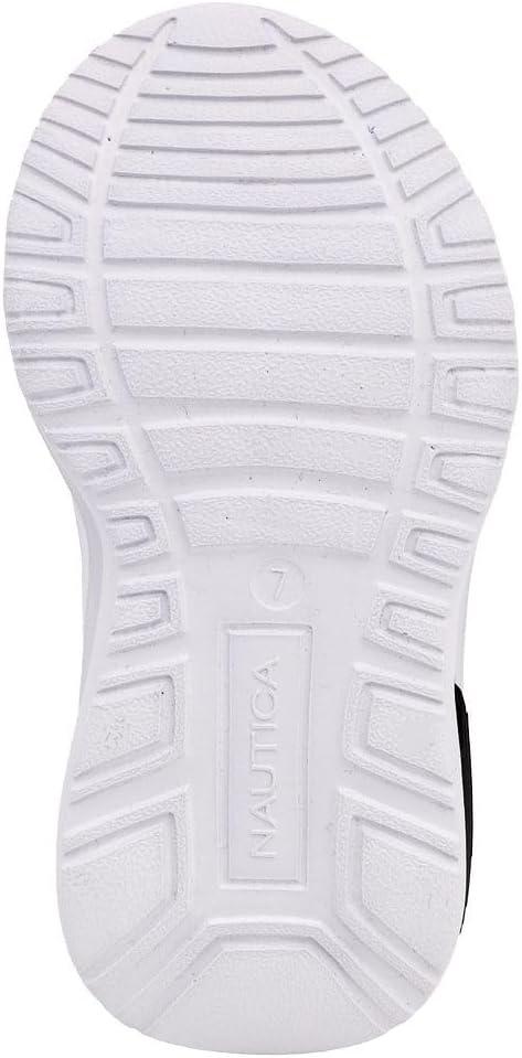imageNautica Kids Athletic SlipOn Sneakers Comfortable Bungee Running Shoes for Boys and Girls Stylish and Supportive Footwear for Active Kids Big KidLittle KidToddlerSand Greymolded
