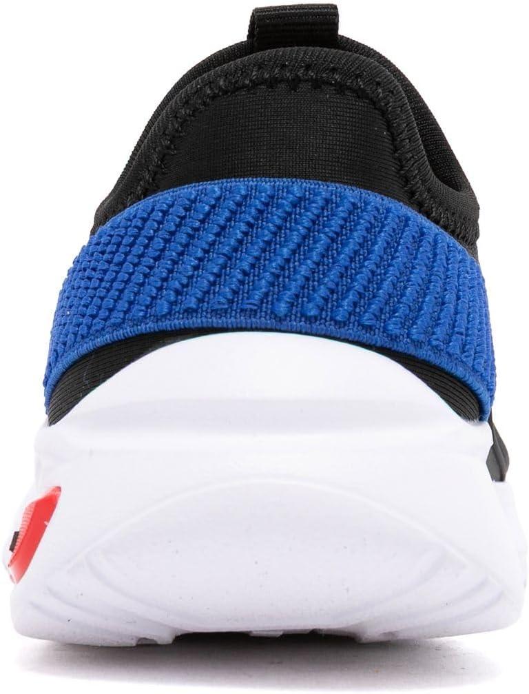 imageNautica Kids Athletic SlipOn Sneakers Comfortable Bungee Running Shoes for Boys and Girls Stylish and Supportive Footwear for Active Kids Big KidLittle KidToddlerBlack Multi