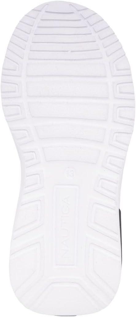 imageNautica Kids Athletic SlipOn Sneakers Comfortable Bungee Running Shoes for Boys and Girls Stylish and Supportive Footwear for Active Kids Big KidLittle KidToddlerGrey Blackmolded