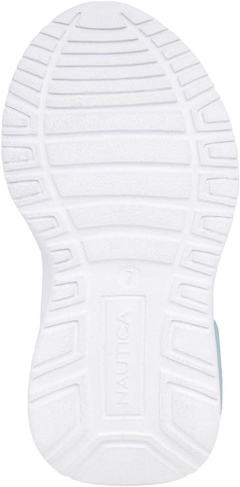 imageNautica Kids Athletic SlipOn Sneakers Comfortable Bungee Running Shoes for Boys and Girls Stylish and Supportive Footwear for Active Kids Big KidLittle KidToddlerWhite Blue Pink