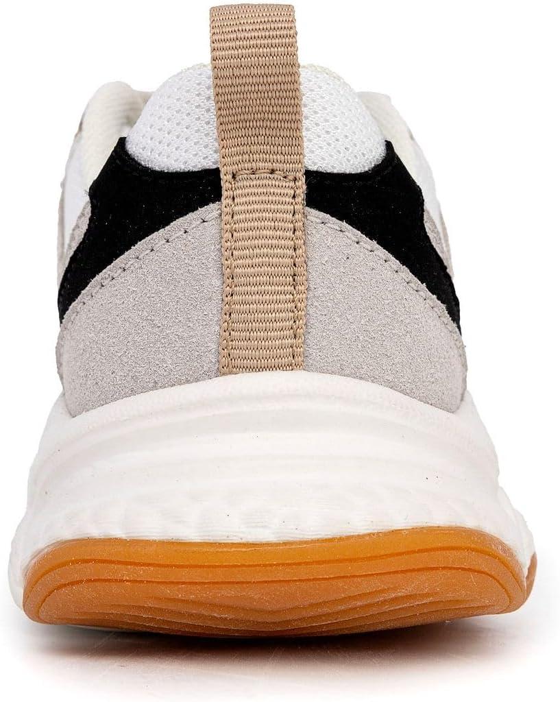 imageNautica Kids Boys amp Girls LaceUp Sneakers Athletic Shoes for Running amp Walking with Cushioned Insole and Comfortable Fit for Big and Little KidsBone Black Goldjalbis