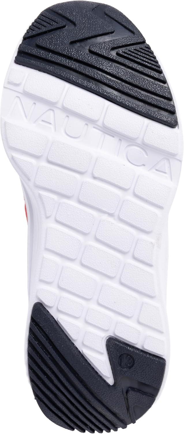 imageNautica Kids Boys and Girls Athletic SlipOn Sneakers Lightweight Bungee Running Shoes for Toddler Little Kid and Big KidAmericanaseabert