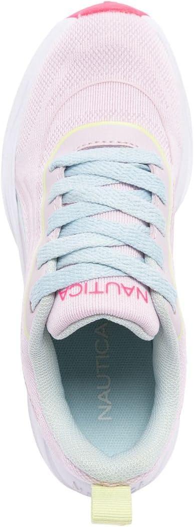 imageNautica Kids Girls Metallic Fashion Sneaker LaceUp Athletic Running Shoe I kappil I Big Kid Little Kid ToddlerLilac Pink Bluemarius