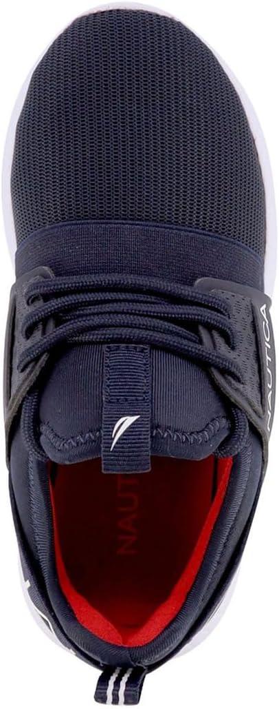 imageNautica Kids Girls Metallic Fashion Sneaker LaceUp Athletic Running Shoe I kappil I Big Kid Little Kid ToddlerMidnight
