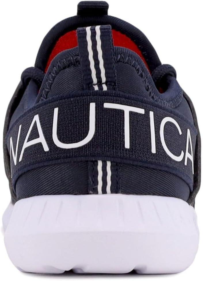imageNautica Kids Girls Metallic Fashion Sneaker LaceUp Athletic Running Shoe I kappil I Big Kid Little Kid ToddlerMidnight