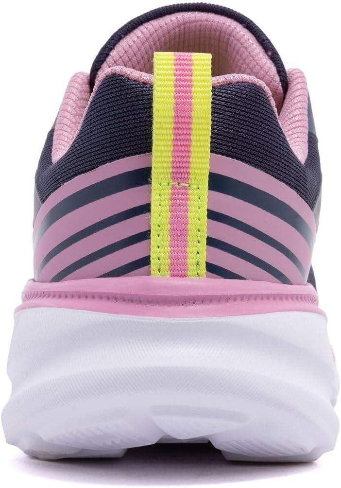imageNautica Kids Girls Metallic Fashion Sneaker LaceUp Athletic Running Shoe I kappil I Big Kid Little Kid ToddlerNavy Pink Lime