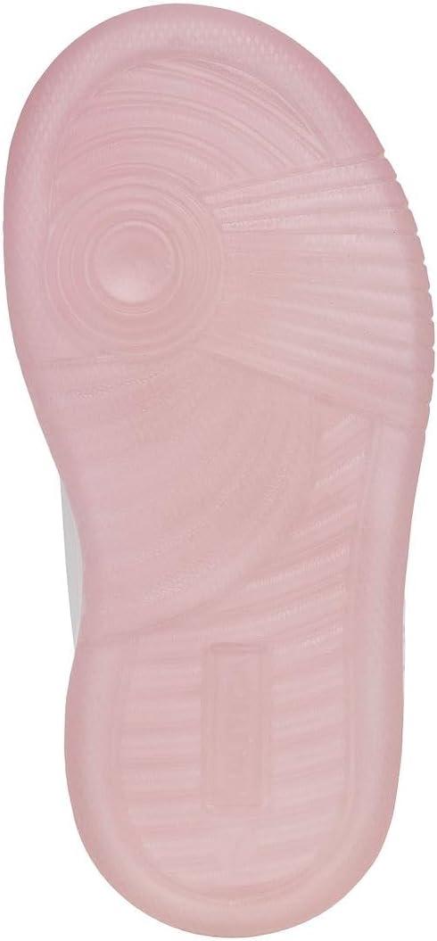 imageNautica Kids Girls Sneakers with Adjustable Strap and Bungee Straps Comfortable Casual Shoes ToddlerLittle KidWhite Pinkstafford