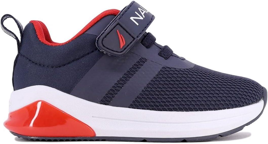 imageNautica Kids LightUp Flashing Sneaker Athletic Running Shoes with Strap Fashionable and Fun for Boys and Girls Available in Toddler and Little Kid SizesBuoy Lightsnavy Red