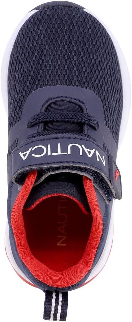 imageNautica Kids LightUp Flashing Sneaker Athletic Running Shoes with Strap Fashionable and Fun for Boys and Girls Available in Toddler and Little Kid SizesBuoy Lightsnavy Red