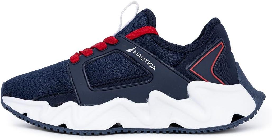 imageNautica Kids Running Sneakers Comfortable Shoes for Boys and Girls Sizes for Big amp Little Kids LaceUpBungee ManalapinAmericanamazi
