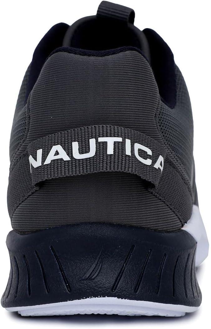 imageNautica Kids Running Sneakers Comfortable Shoes for Boys and Girls Sizes for Big amp Little Kids LaceUpBungee ManalapinGrey Navymanalapin