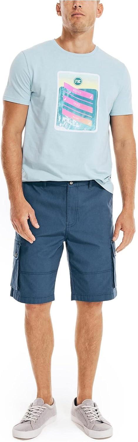imageNautica Mens 10 Navigator Cargo ShortEnsign Blue
