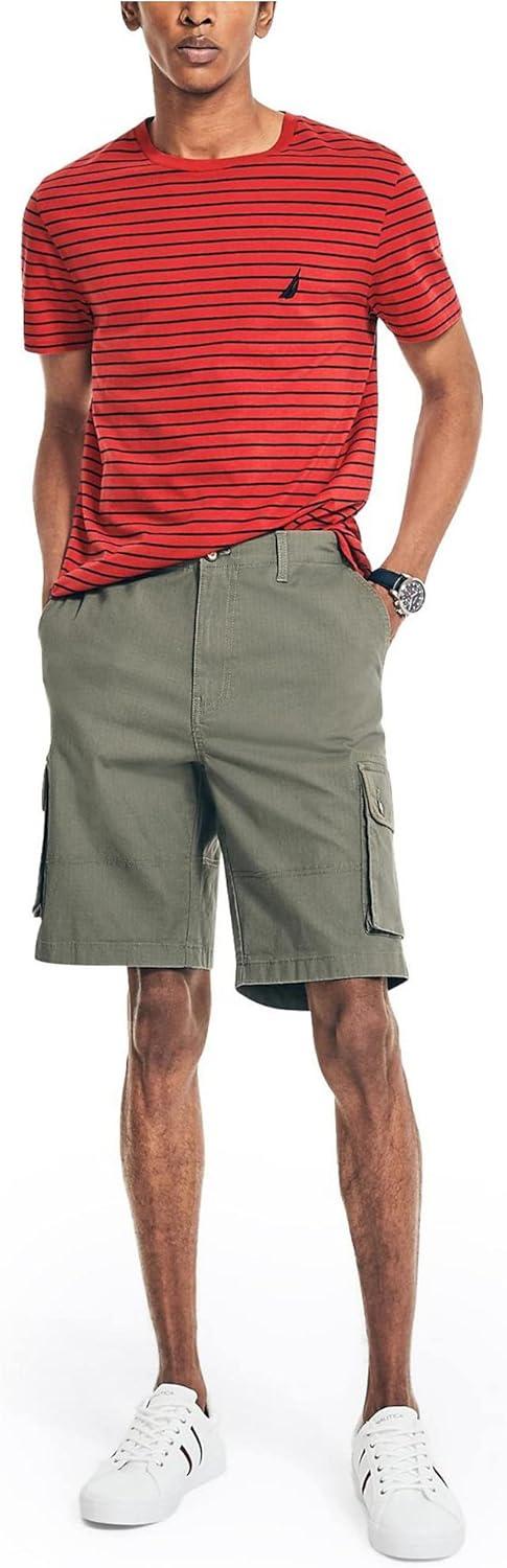 imageNautica Mens 10 Navigator Cargo ShortHillside Olive