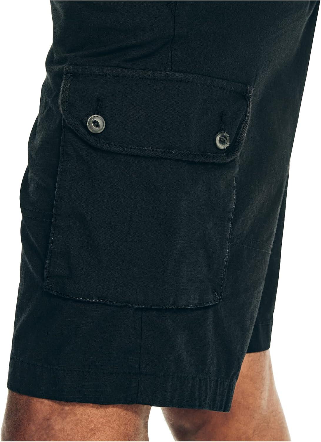 imageNautica Mens 10 Navigator Cargo ShortTrue Black