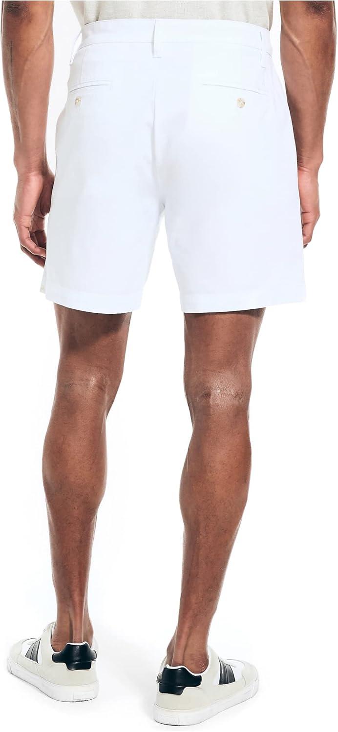 imageNautica Mens 6 Deck ShortBright White