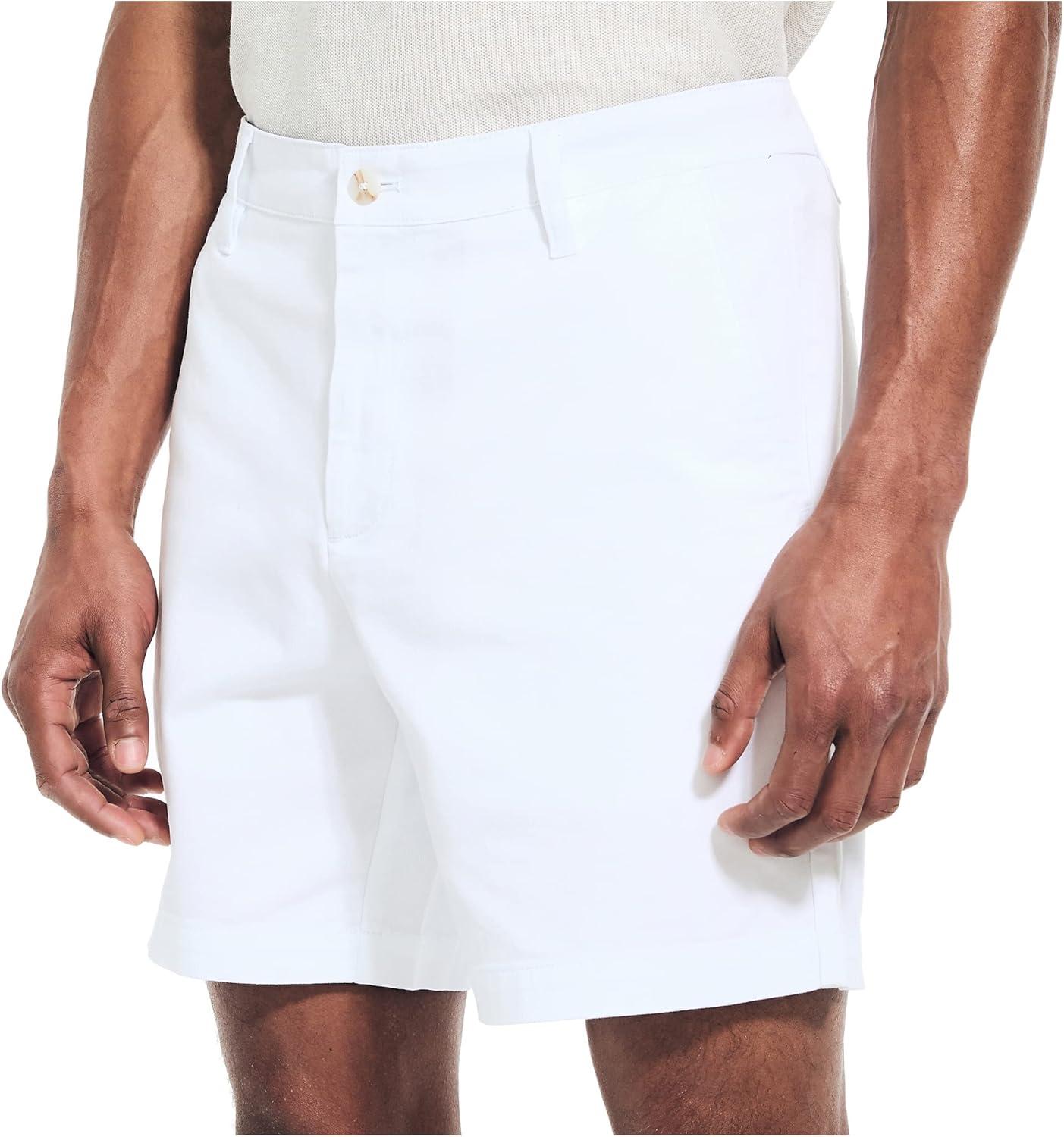 imageNautica Mens 6 Deck ShortBright White