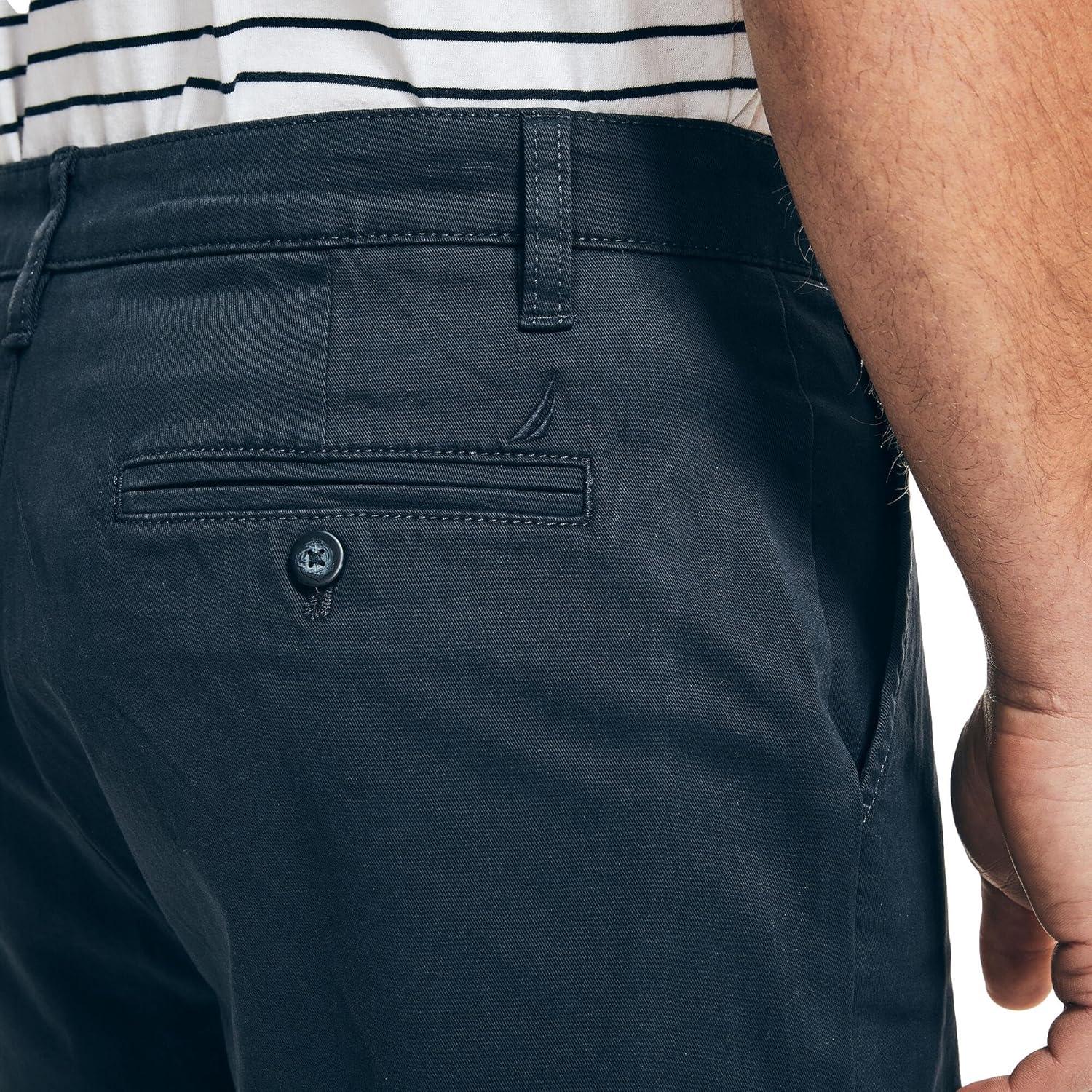 imageNautica Mens 6 Deck ShortFrench Navy