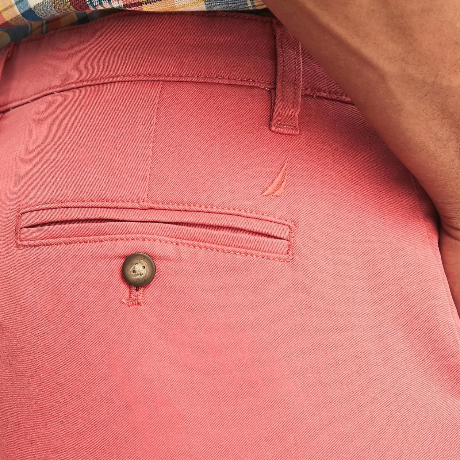 imageNautica Mens 6 Deck ShortMineral Red