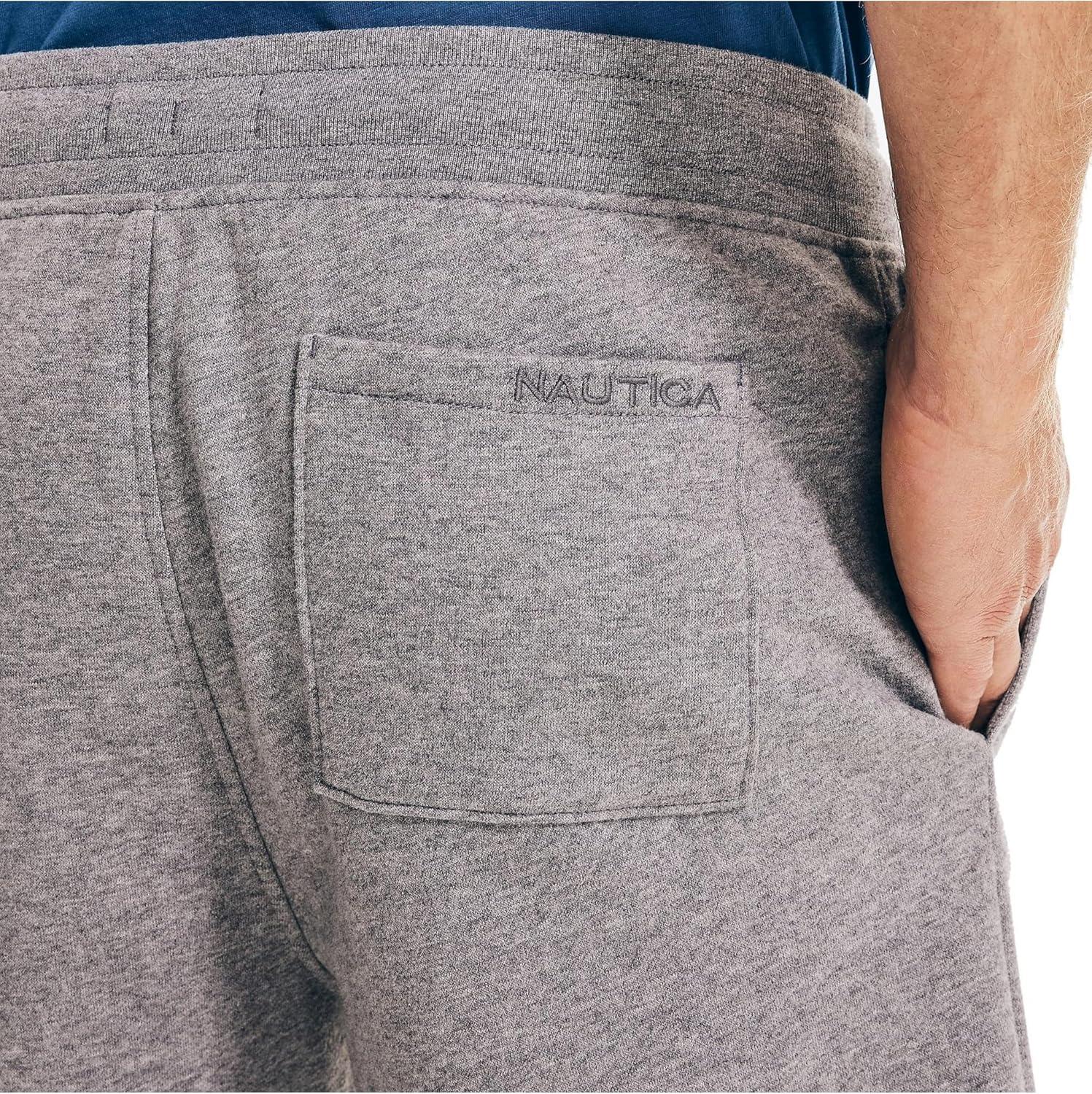imageNautica Mens 9 Solid Fleece ShortStone Grey Heather