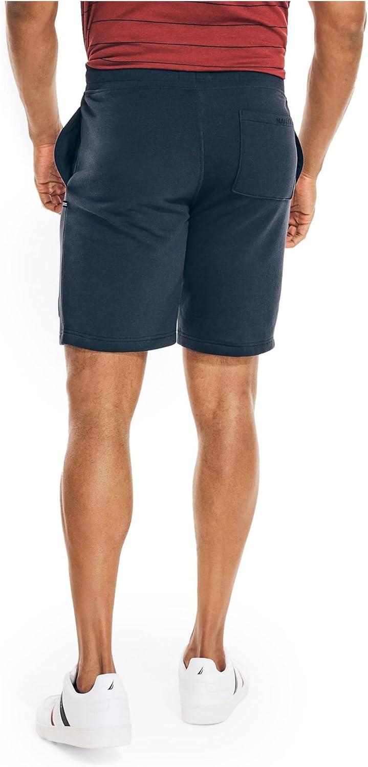 imageNautica Mens 9 Solid Fleece ShortTrue Navy