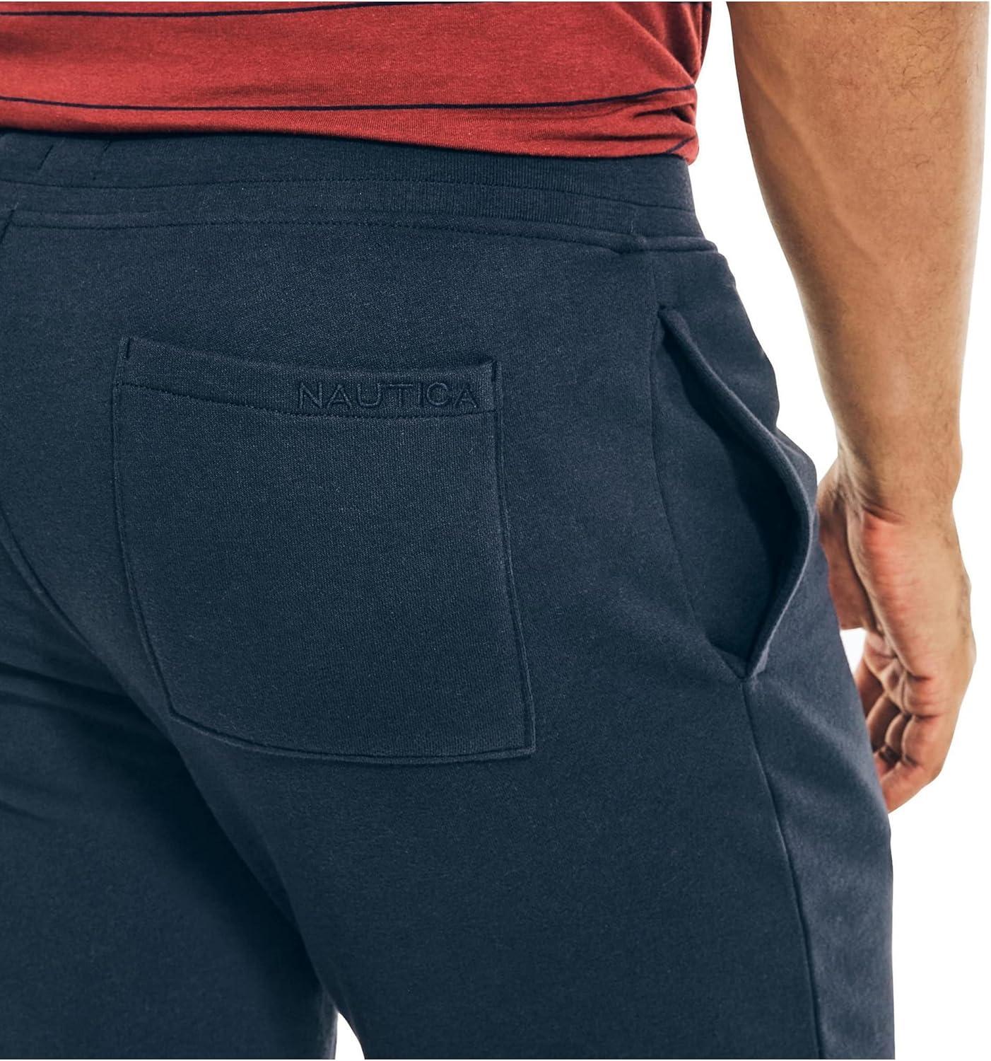 imageNautica Mens 9 Solid Fleece ShortTrue Navy