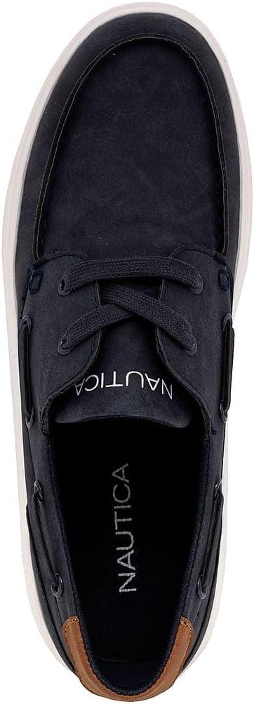 imageNautica Mens Boat Shoe Casual Loafers Comfort Sneaker Walking Moccasin SlipOnLaceUpNavyankar