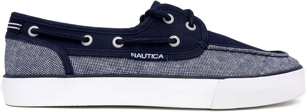 imageNautica Mens Casual Boat Shoes MocToe Loafers with Cushioned Insole Deck Fashion SneakerNavy Mix