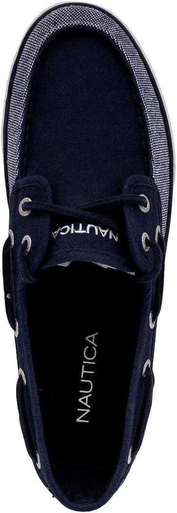 imageNautica Mens Casual Boat Shoes MocToe Loafers with Cushioned Insole Deck Fashion SneakerNavy Mix