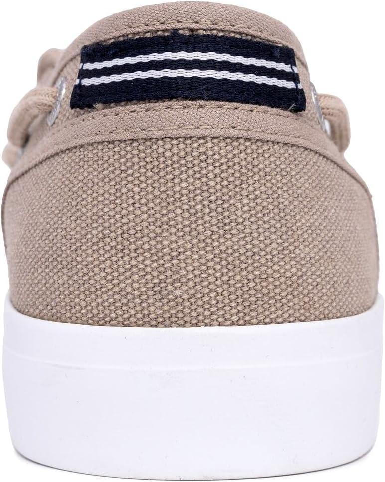 imageNautica Mens Casual Boat Shoes MocToe Loafers with Cushioned Insole Deck Fashion SneakerWashed Tan