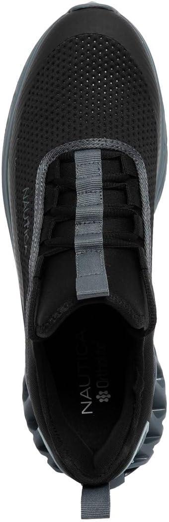 imageNautica Mens Casual Fashion Sneakers Lightweight LaceUp Athletic Walking Shoes for Gym amp Tennis ComfortableBlack Bluewyern
