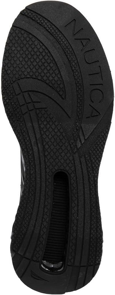 imageNautica Mens Casual Fashion Sneakers Lightweight LaceUp Athletic Walking Shoes for Gym amp Tennis ComfortableBlack Charcoalwyern