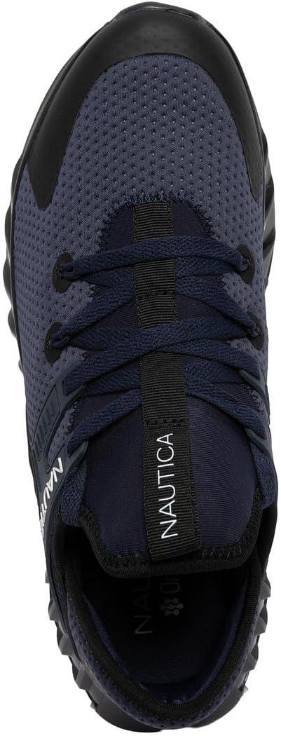 imageNautica Mens Casual Fashion Sneakers Lightweight LaceUp Athletic Walking Shoes for Gym amp Tennis ComfortableNavy Blackkediri