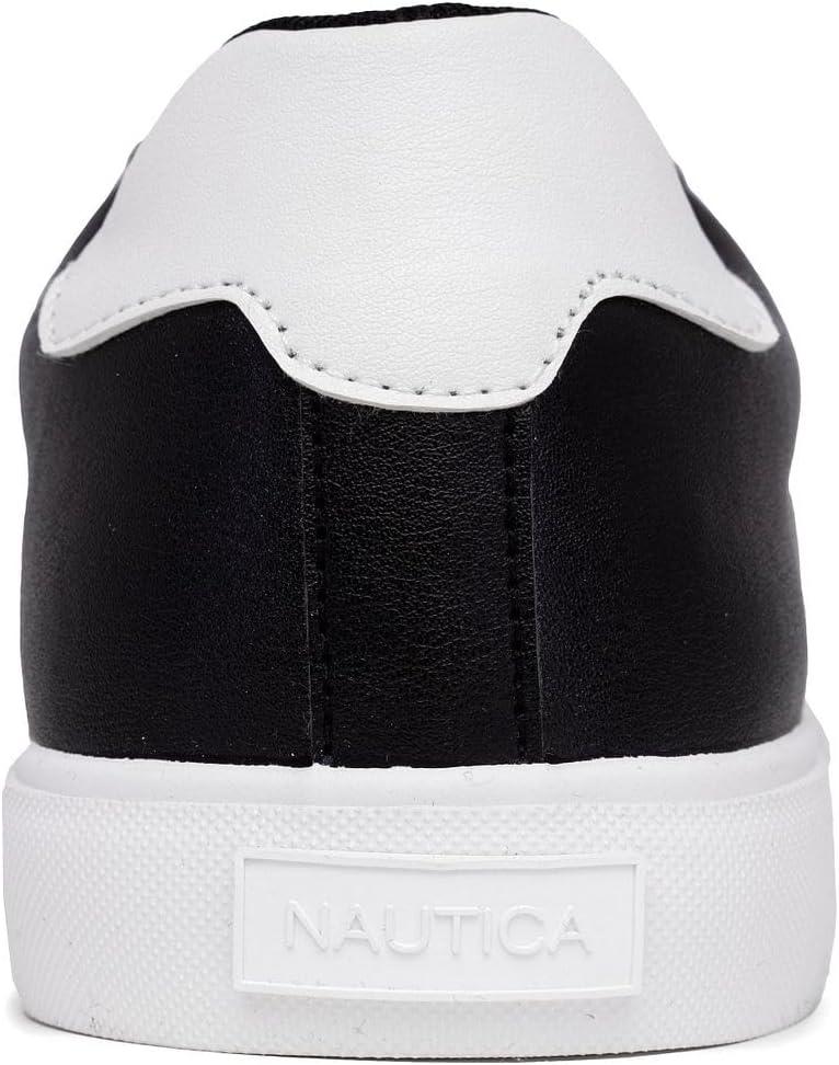 imageNautica Mens Casual Shoe Classic LaceUp Low Top Loafer Fashion Sneaker in Medium amp Wide Width SizesBlack