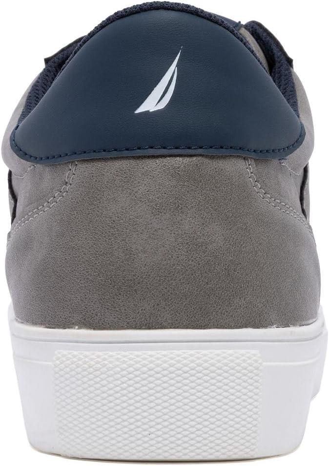 imageNautica Mens Casual Shoe Classic LaceUp Low Top Loafer Fashion Sneaker in Medium amp Wide Width SizesGreyjansen