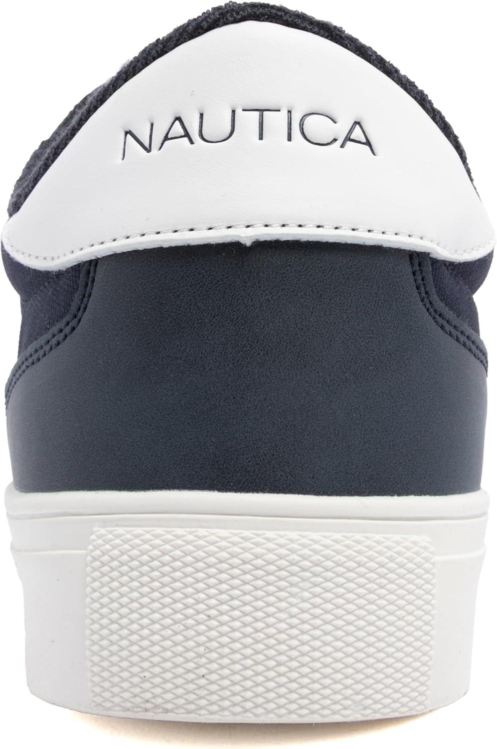 imageNautica Mens Casual Shoe Classic LaceUp Low Top Loafer Fashion Sneaker in Medium amp Wide Width SizesNavymuna