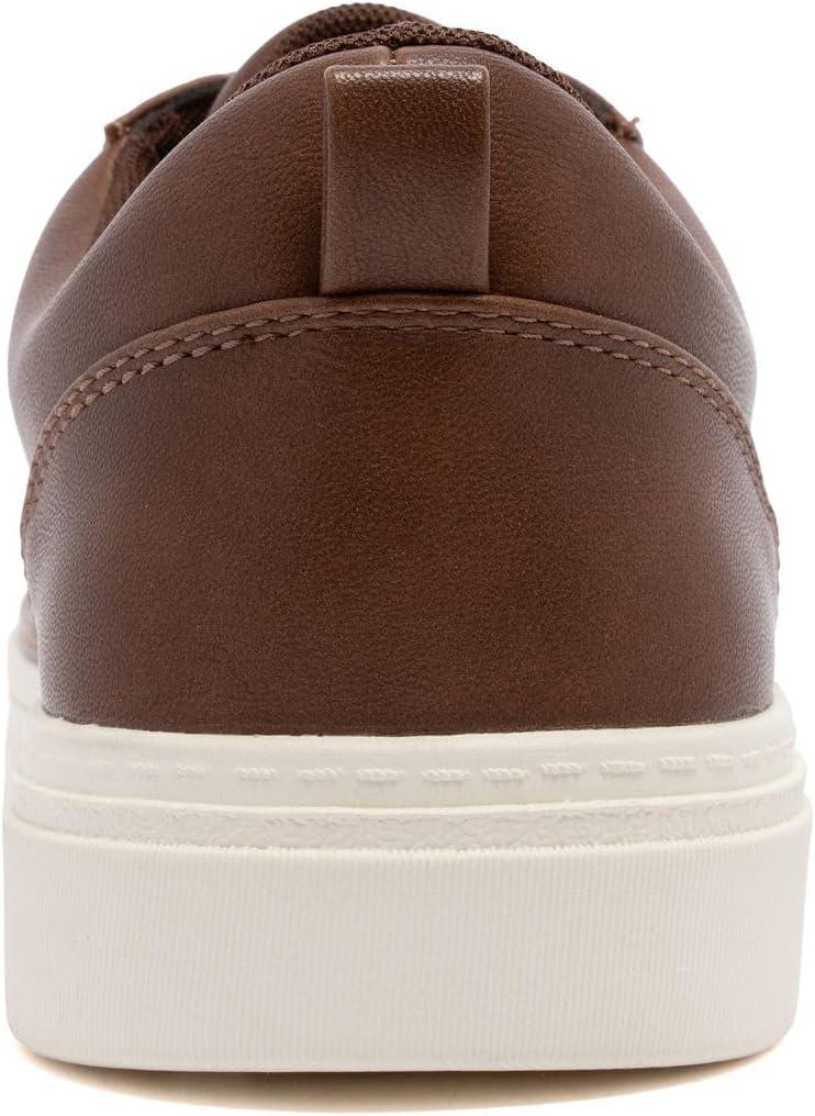 imageNautica Mens Classic LaceUp Low Top Fashion Sneaker Loafer Stylish and Comfortable Casual ShoeCognaccolson