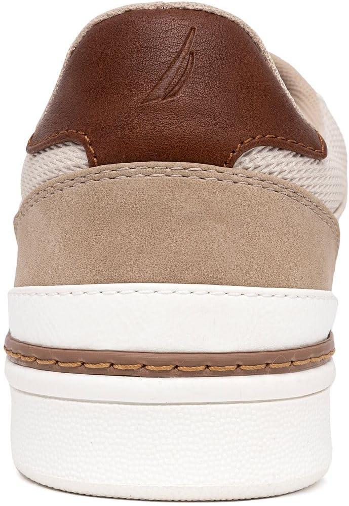 imageNautica Mens Classic LaceUp Low Top Fashion Sneaker Loafer Stylish and Comfortable Casual ShoeSandsavar