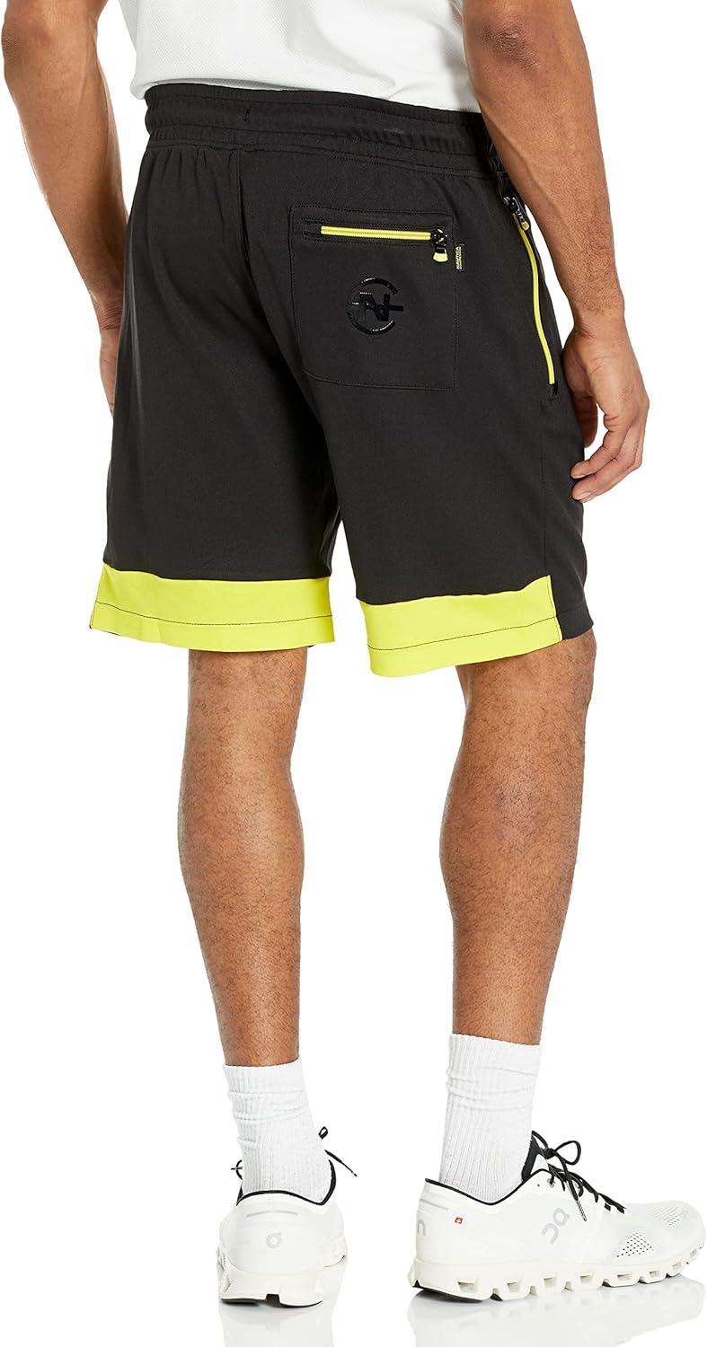 imageNautica Mens Competition Sustainably Crafted 9 Performance ShortTrue Black
